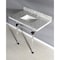 Kingston Brass 36X22 Marble Vanity Top W/ Acrylic Feet Combo, Marble/Bronze KVPB36MASQ5 - alternate 2